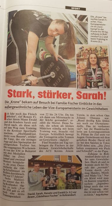 EM 2018 Sarah Fischer