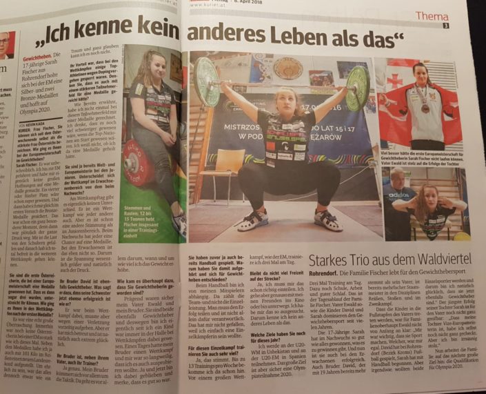 EM 2018 Sarah Fischer
