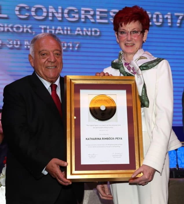 IWF Ehrung Katharina Rimböck Peya