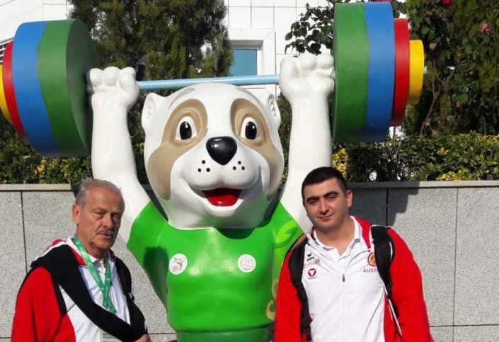 Sargis Martirosjan Mit Trainer Hans Lechner